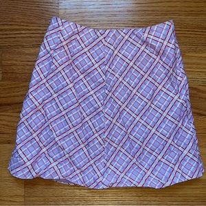 Finders Keepers purple pink and red plaid skirt size XS / 0-2